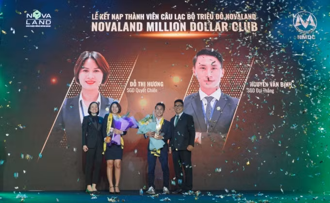 Hai thành viên đầu tiên của Câu lạc bộ triệu đô Novaland.
