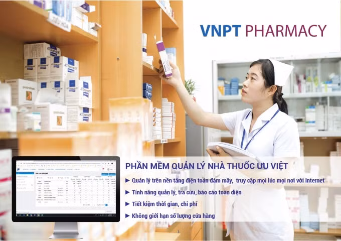 VNPT Pharmacy- Phần mềm quản lý nhà thuốc ưu việt.