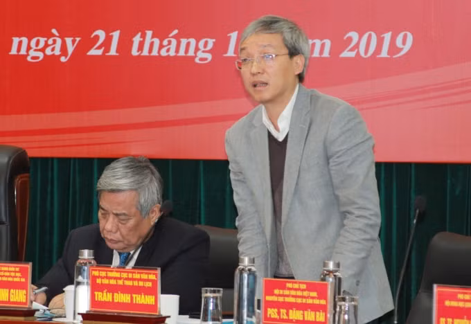 Ông Trần Đình Thành – Phó Cục trưởng Cục Di sản văn hóa (Bộ Văn hóa Thể thao và Du lịch).