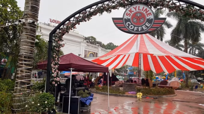Quán cafe Skyline Coffee được xây dựng trái phép