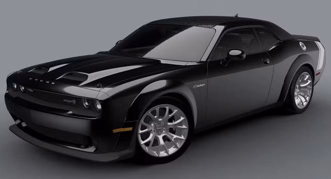 dodge challenger black ghost duoc lay cam hung tu tay dua bi an hinh 2