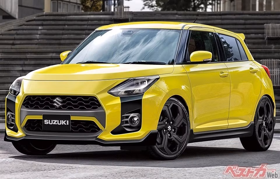 xem truoc thiet ke suzuki swift 2023 hinh 1