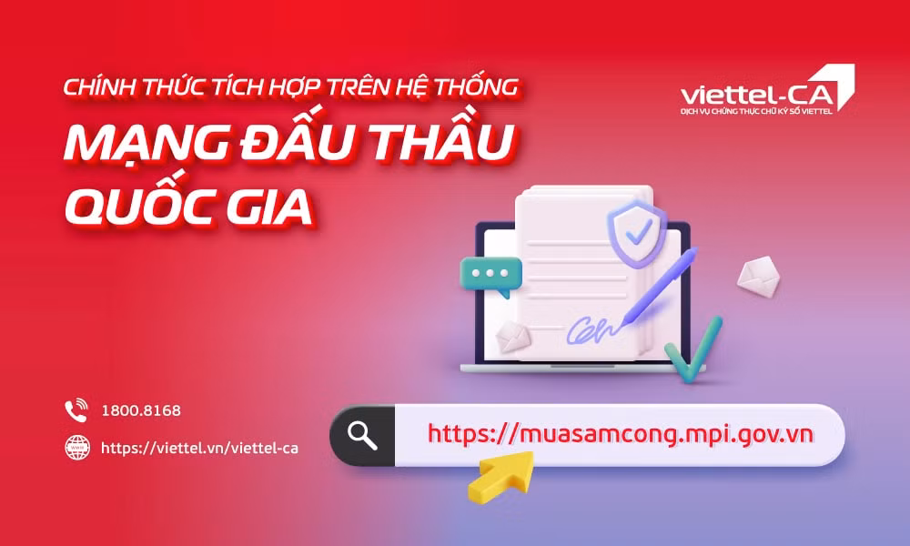 chu ky so viettel ca chinh thuc tich hop tren he thong mang dau thau quoc gia e gp hinh 1