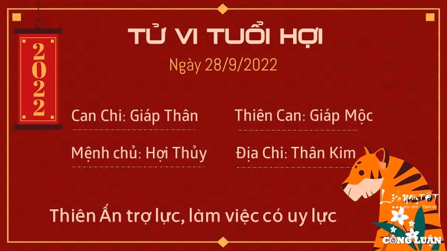 tu vi hom nay 28 9 2022 thu 4 ngay 3 9 am lich cua 12 con giap hinh 12