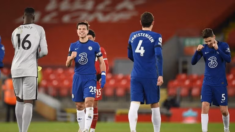 Hạ gục đối thủ Anfield, CLB Chelsea trở lại top 4. Ảnh: internet