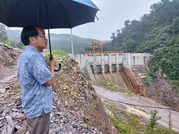 Sau lệnh cấm, thủy điện Thượng Nhật đã được phép tích nước trở lại. Ảnh: TNO