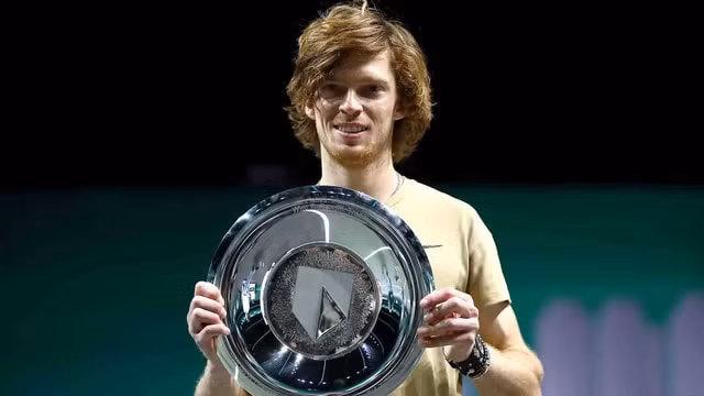 Andrey Rublev xuất sắc giành chức vô địch Rotterdam mở rộng. Ảnh: internet
