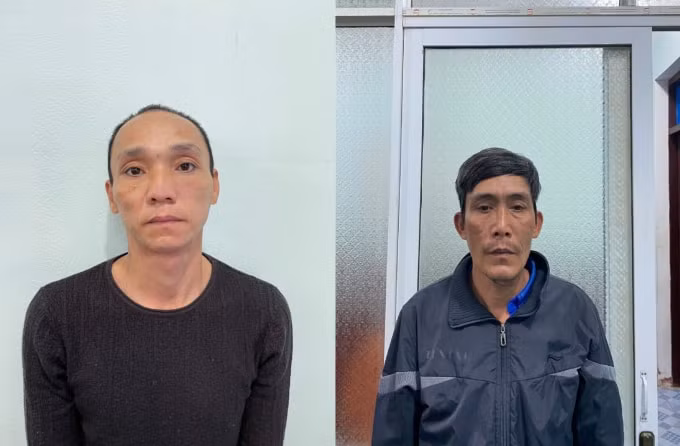Đối tượng Phan Văn Thiệu và Phạm Duy Tuấn (từ trái sang phải)