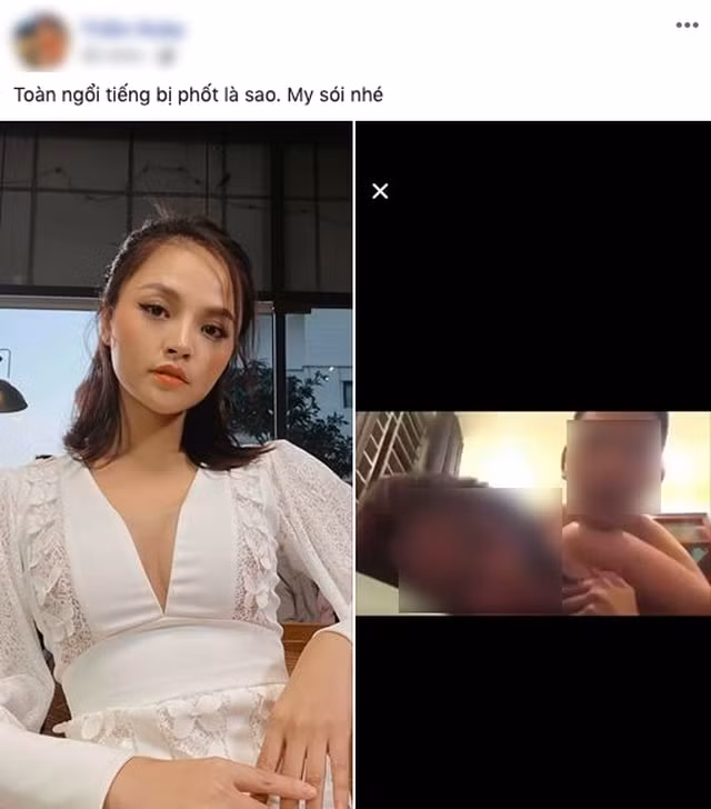 Cảnh nóng mà một tài khoảng mạng xã hội chia sẻ đã làm dấy lên nhiều tranh cãi dữ dội về nhân vật nữ giống với Thu Quỳnh.