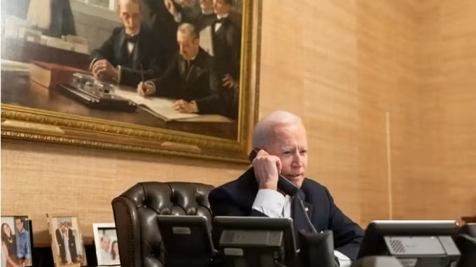 Tổng thống Hoa Kỳ Joe Biden hứa sẽ bảo vệ các đồng minh trong một Hướng dẫn an ninh tạm thời - Ảnh: Nhà Trắng