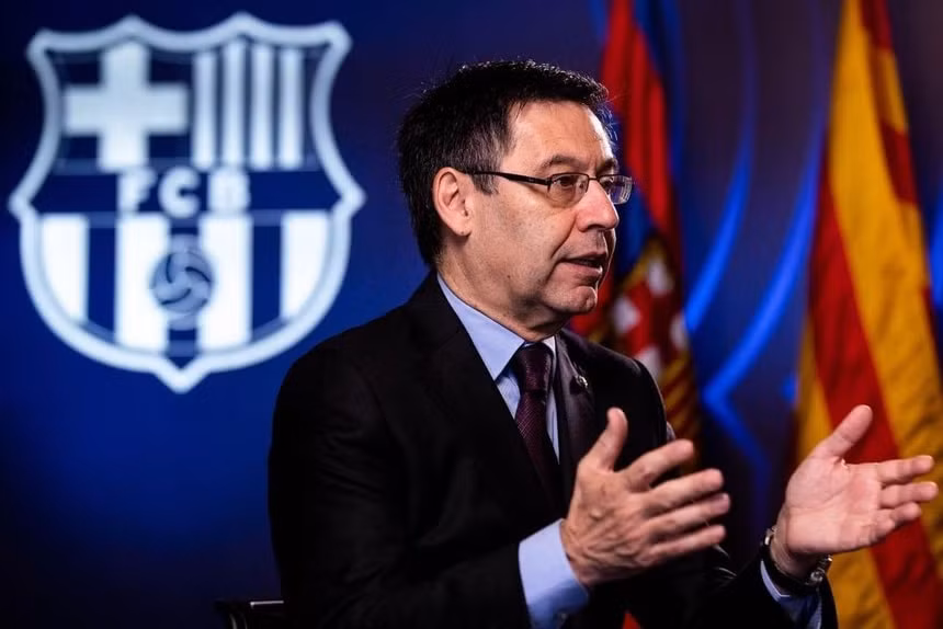 Cựu Chủ tịch Josep Bartomeu từ chức hồi tháng 10/2020 sau khi hứng chịu áp lực từ nhiều phía. Ảnh: Getty Images.