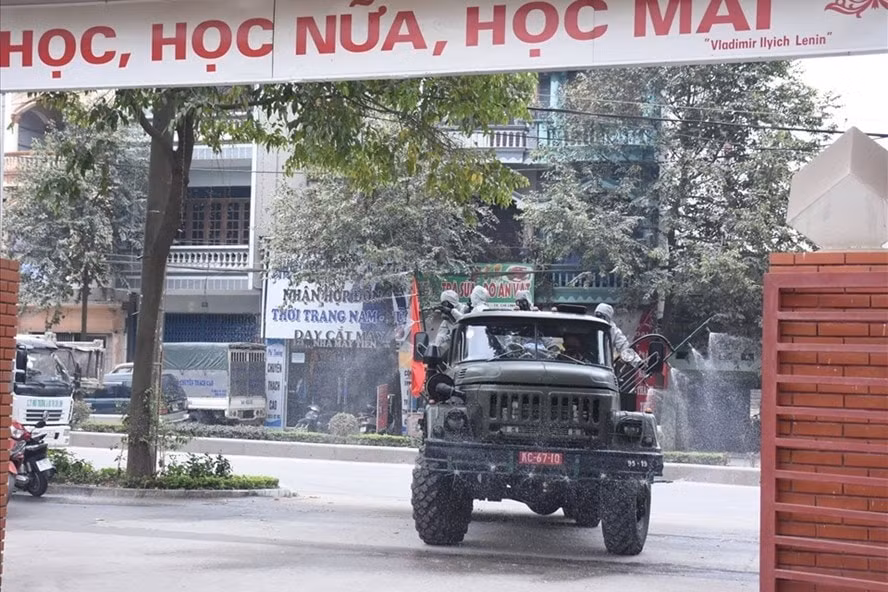Học sinh tỉnh Hải Dương sẽ tiếp tục nghỉ học đến 17/3. Ảnh: laodong.vn