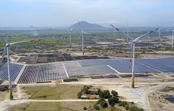 Dự án nhà máy điện gió xanh Sông Cầu có tổng công suất thiết kế 49,94MW. Ảnh minh họa