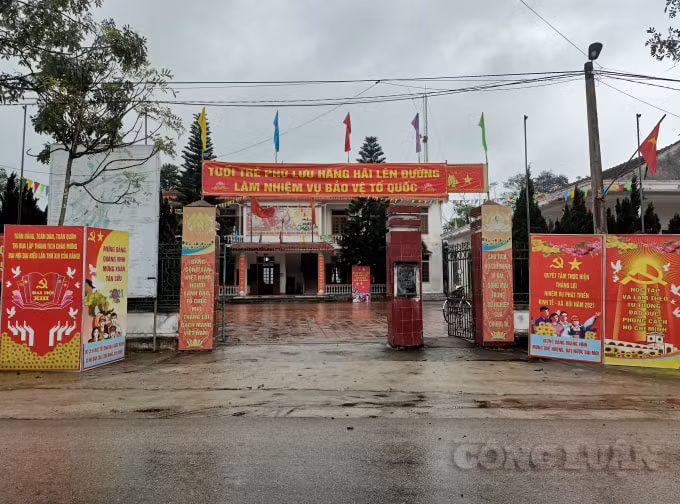 Trụ sở UBND xã Phù Lưu - nơi ông Đặng Như Hùng đang công tác.