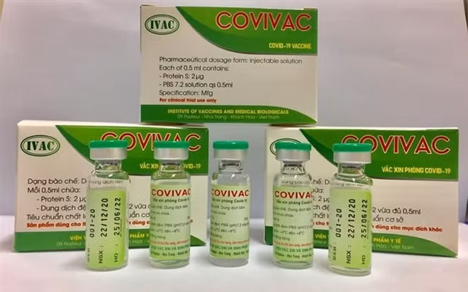 Vắc xin phòng dịch bệnh Covid-19 Covivac sẽ được thử nghiệm trên người vào ngày 23/3 tới Đại học Y Hà Nội. Ảnh: vtc.vn