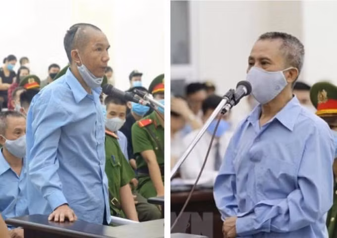 Án tử cho hai bị cáo Lê Đình Chức và Lê Đình Công.