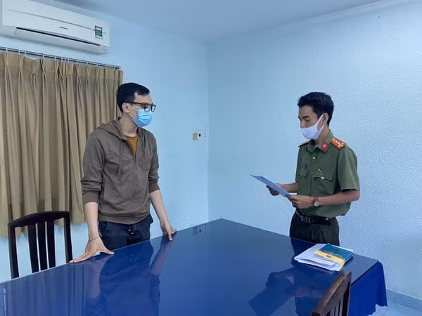 Bị can Dương Tấn Hậu. Ảnh: CA