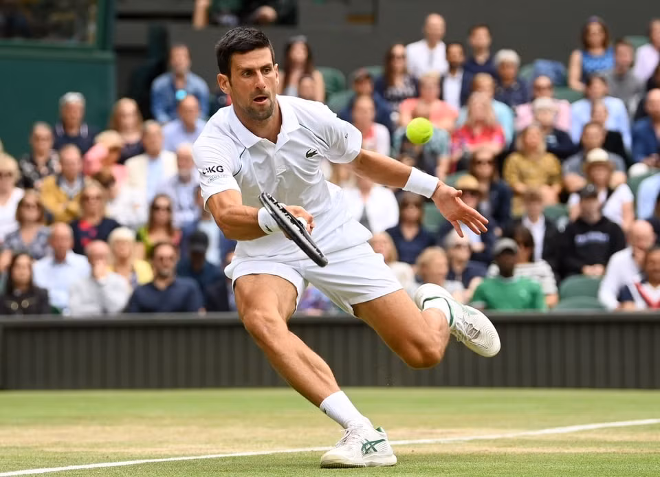 Hạt giống số một Djokovic hướng tới danh hiệu thứ 6 tại Wimbledon. Ảnh: Reuters