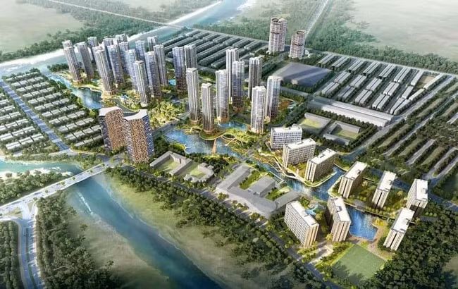 Phối cảnh dự án Khu đô thị Sài Gòn Bình An - Ảnh: angialand