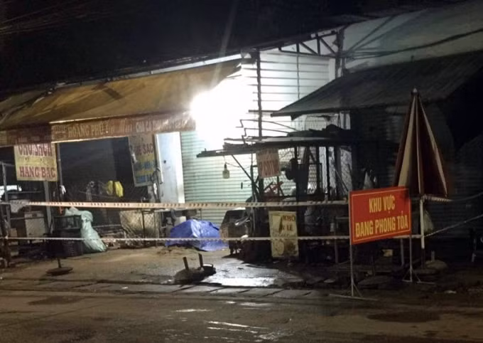 Phong tỏa tạm thời khu chợ dân sinh phường Phước Tân (TP. Biên Hoà) do liên quan đến chợ Bình Điền (TP. HCM).