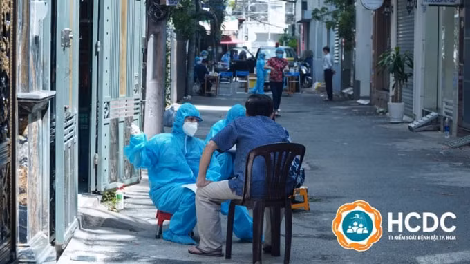 Lực lượng lấy mẫu xét nghiệm chỉ tập trung xét nghiệm nhằm giúp công tác xét nghiệm nhanh chóng, an toàn.