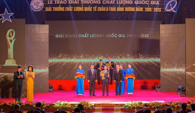 PTSC Thanh Hoá nhận Giải Vàng Chất lượng Quốc gia năm 2020.