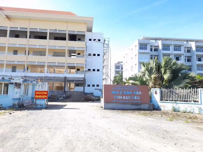 Khu vực cách ly tập trung tại tỉnh Bạc Liêu. (Ảnh: Minh Luân)