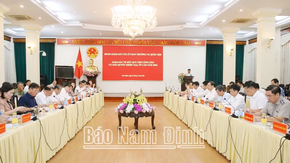 doan giam sat cua ban dan nguyen uy ban thuong vu quoc hoi lam viec tai tinh nam dinh hinh 1