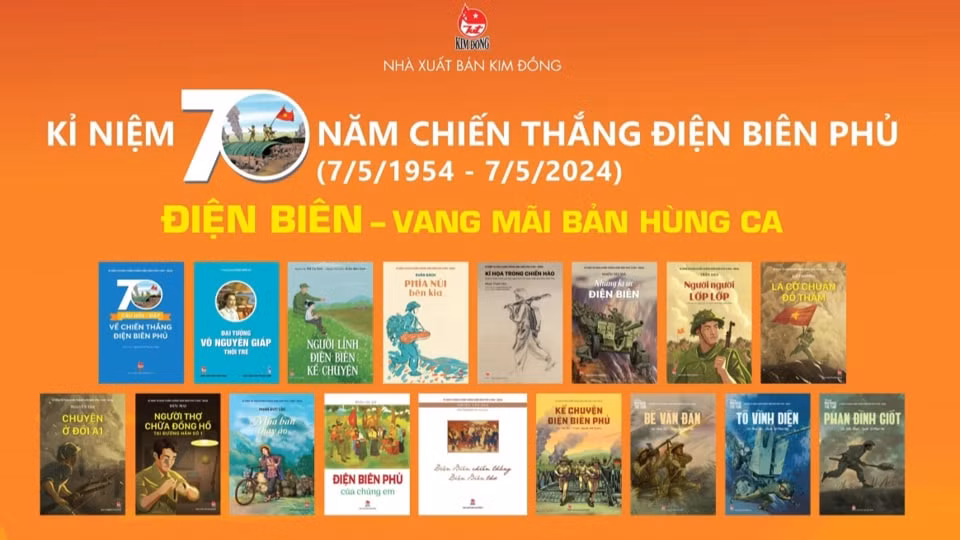 nha xuat ban kim dong ra mat 17 an pham ky niem chien thang dien bien phu hinh 1