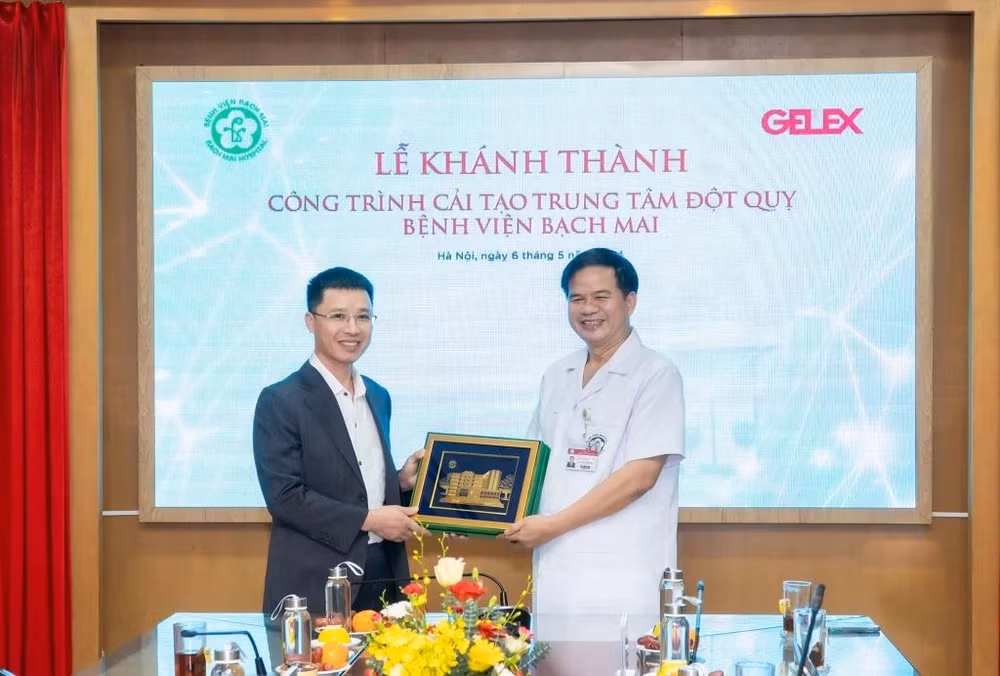 tap doan gelex tai tro kinh phi cai tao trung tam dot quy benh vien bach mai hinh 3