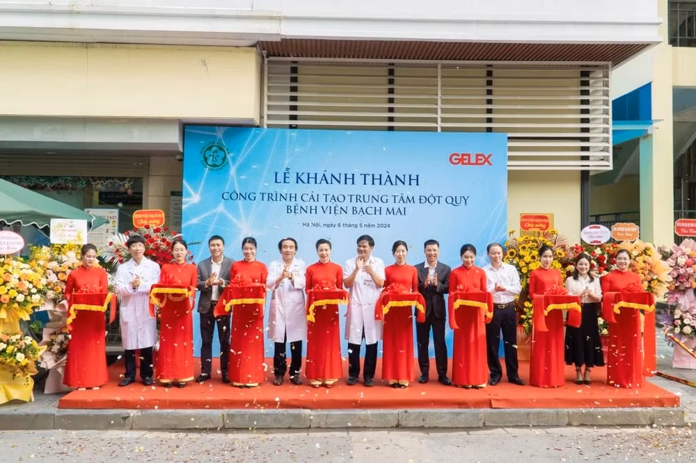 tap doan gelex tai tro kinh phi cai tao trung tam dot quy benh vien bach mai hinh 1