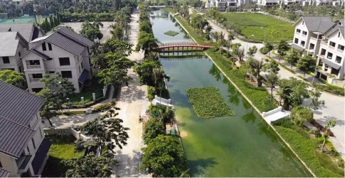Dự án xây dựng hạ tầng kỹ thuật khu biệt thự Sunny Light tại Thạch Thất.