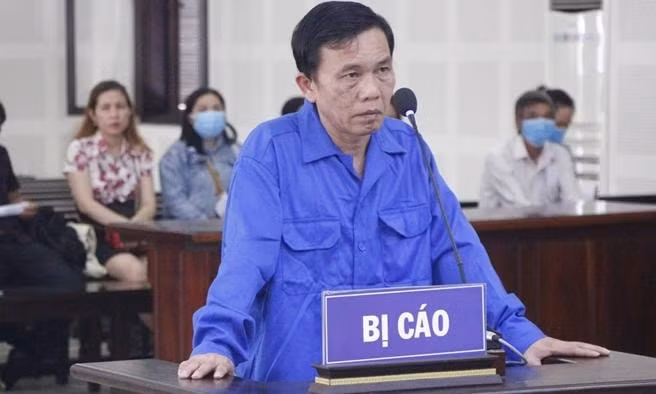 Bị cáo Mai Văn Khánh tại phiên tòa. Ảnh: vtc.vn