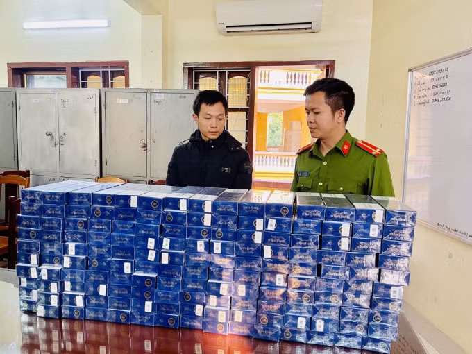 Đối tượng Lê Bá Nam và số thuốc lá thu được