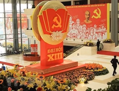 Tập trung tuyên truyền, thực hiện thắng lợi Nghị quyết ĐH Đảng XIII. Ảnh TTXVN