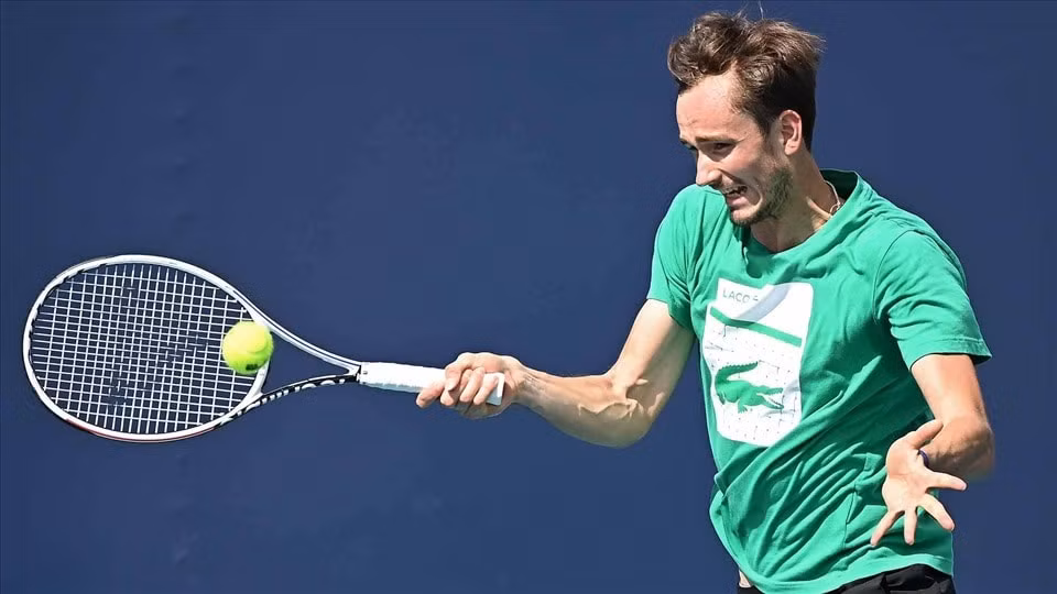 Daniil Medvedev đang có phong độ ấn tượng. Ảnh: AFP