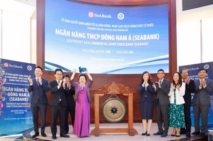 Gần 1,21 tỷ cổ phiếu SSB của Ngân hàng TMCP Đông Nam Á chính thức giao dịch trên HoSE