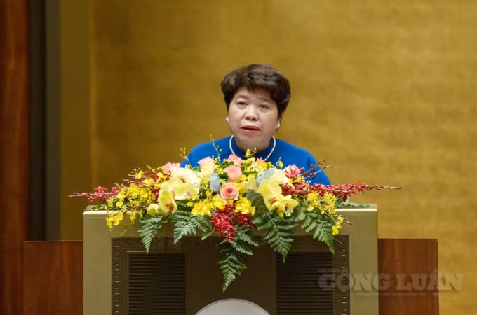 Chủ nhiệm Ủy ban về các vấn đề Xã hội của Quốc hội Nguyễn Thúy Anh.
