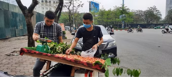 Nhiều người không quá quan tâm giá cả mà chủ yếu tranh thủ thưởng thức nhót vào mùa.