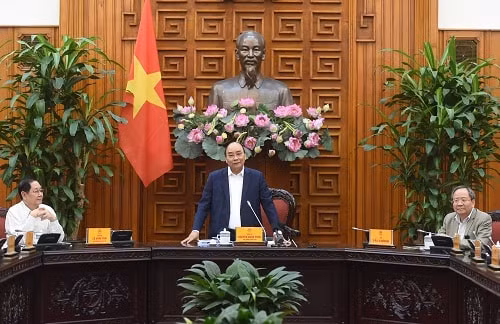 Thủ tướng Nguyễn Xuân Phúc đã chủ trì cuộc họp.