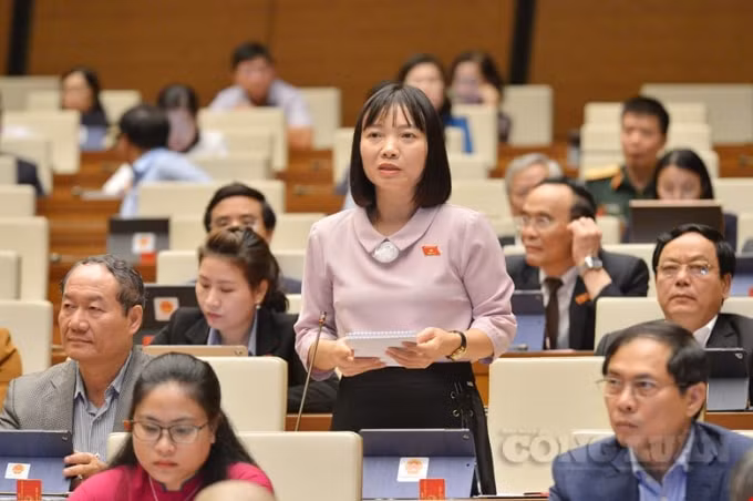 Đại biểu Nguyễn Thị Việt Nga, đoàn Hải Dương.
