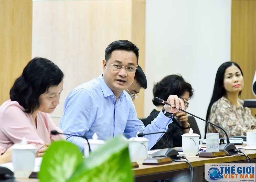 Tổng Giám đốc VTV Lê Ngọc Quang. Ảnh: Minh Nhật