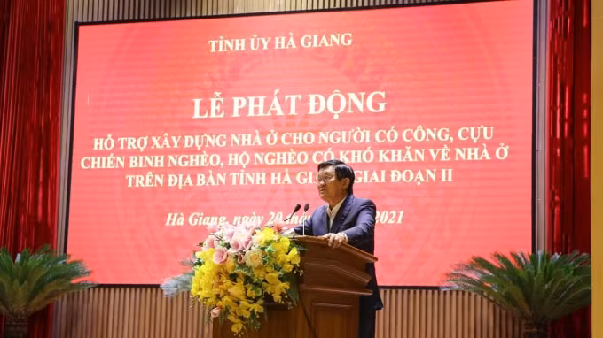 Nguyên Chủ tịch nước Trương Tấn Sang phát biểu tại buổi lễ