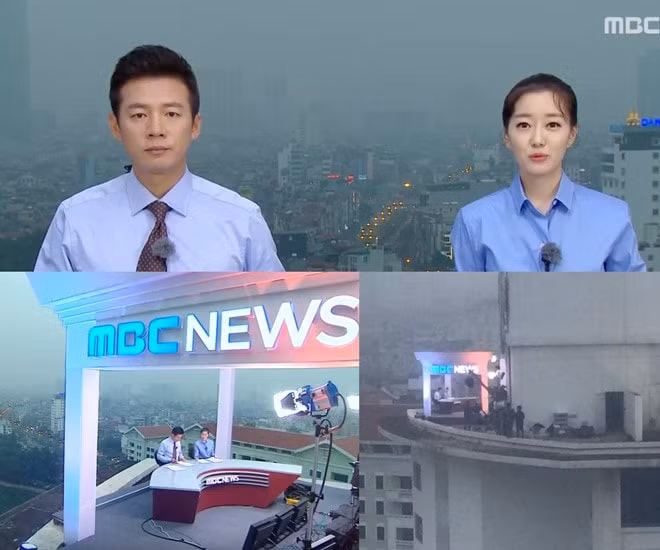 Trường quay dã chiến làm nóng MXH của kênh truyền hình MBC - Hàn Quốc