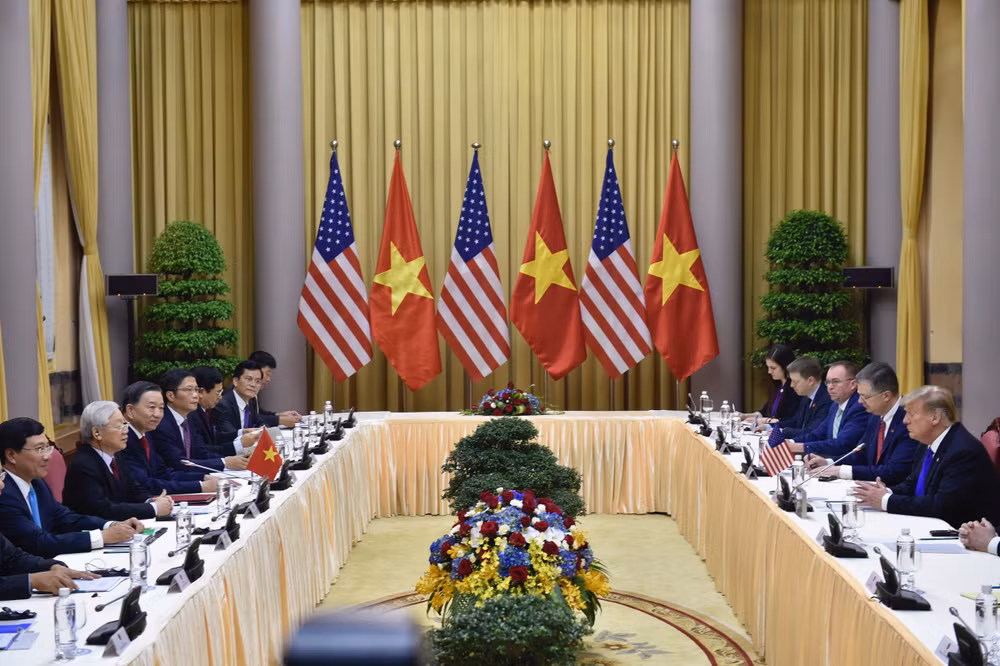 Quang cảnh buổi hội đàm.