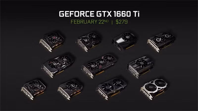 Card đồ hoạ NVIDIA GTX 1660 Ti chính thức ra mắt.