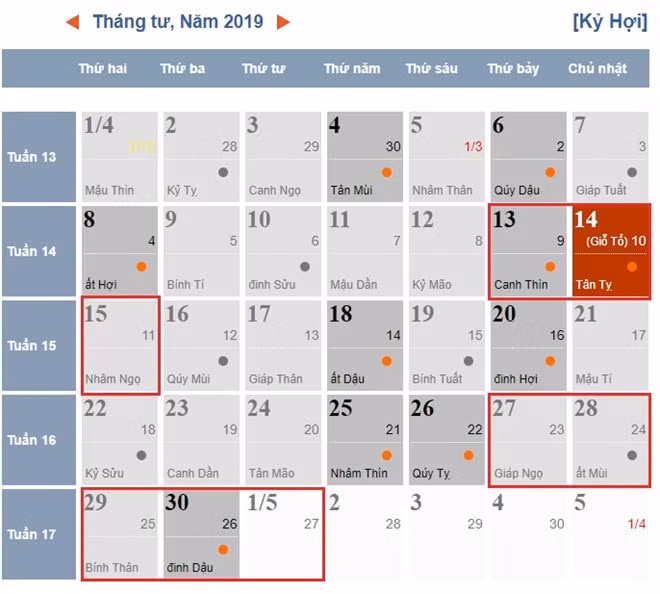 Lịch nghỉ 8 ngày trong dịp Giỗ Tổ Hùng Vương và Lễ 30/4, 1/5 của người lao động. Ảnh: Báo Laodong