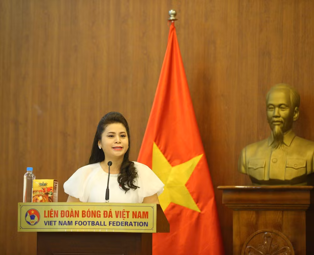 Bà Lê Hoàng Diệp Thảo – Tổng Giám đốc TNHH MTV TNI phát biểu. Ảnh: Dương Lâm