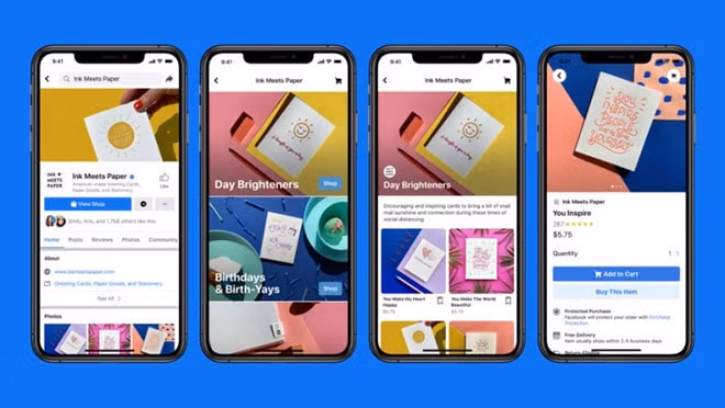 Facebook Shops là nơi để các doanh nghiệp nhỏ kết nối với người dùng dễ dàng hơn.