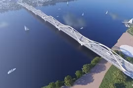 Hà Nội phê duyệt kết quả thi tuyển phương án kiến trúc cầu Trần Hưng Đạo